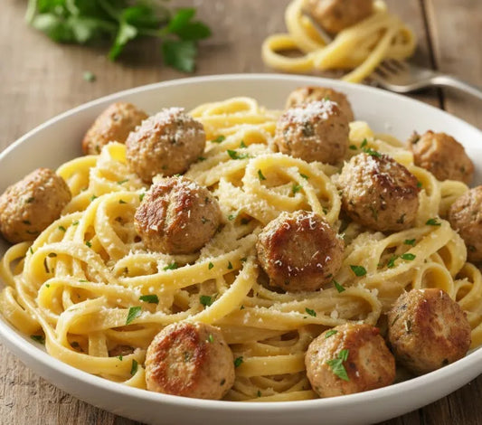 Ranch-Style Turkey Meatball Pasta