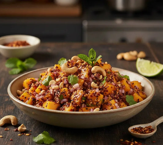 Spicy Mango Chili Crisp Salad