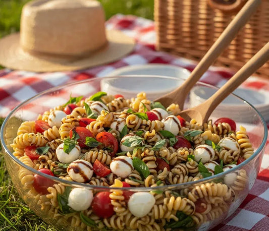 Italian Caprese Pasta Salad
