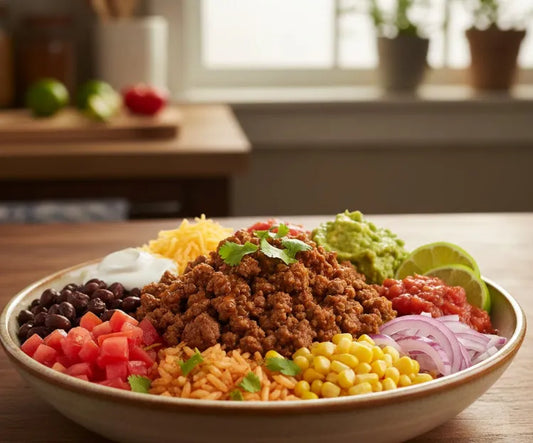 Southwestern Beef Rice Bowl