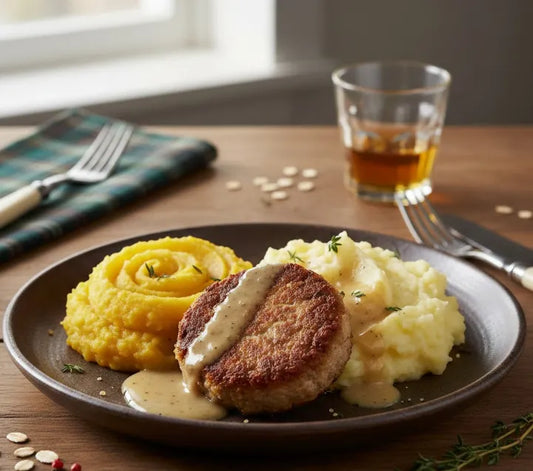 Scottish Haggis with Neeps and Tatties