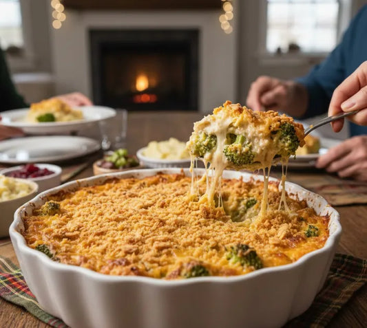 American Broccoli Cheese Casserole