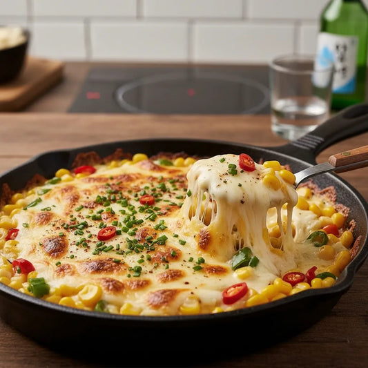 Korean Cheese Corn: Sweet, Gooey, Street-Food Magic in a Bowl