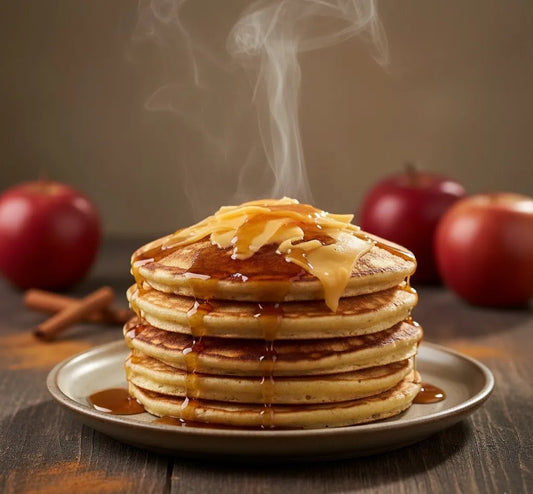 Apple Pancakes Recipe — Fluffy, Sweet &amp; Perfectly Cheesy