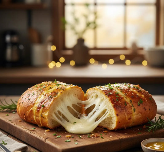 Cheesy Garlic Bread — Golden, Garlicky & amp; Irresistibly Cheesy
