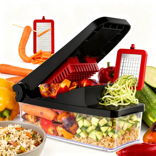 Sustainable Cooking Hacks: Geedel Vegetable Chopper for Reducing Food Waste at Home