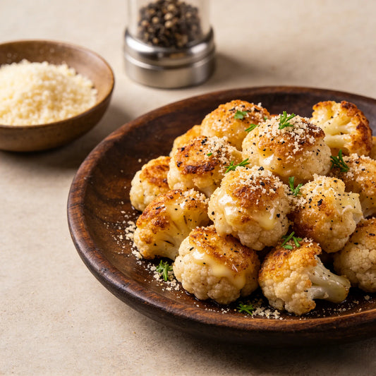 Cacio e Pepe Roasted Cauliflower – The Cheesiest, Pepperiest Side You’ll Ever Love