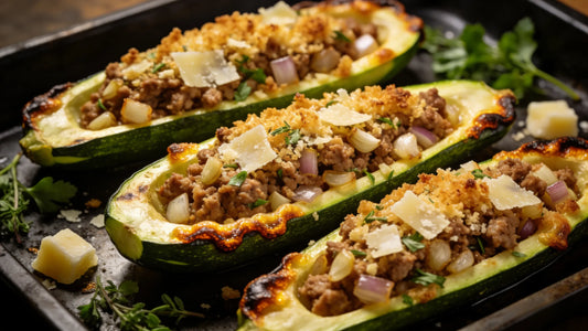 Parmesan Crusted Zucchini Boats: Crispy, Cheesy, Summer Perfection
