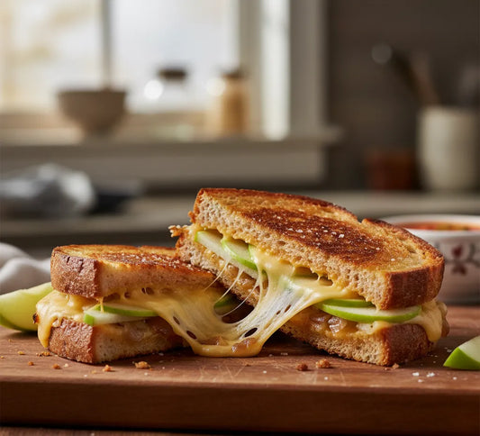 Cheddar Apple Grilled Cheese: Sweet, Sharp, Melted Bliss