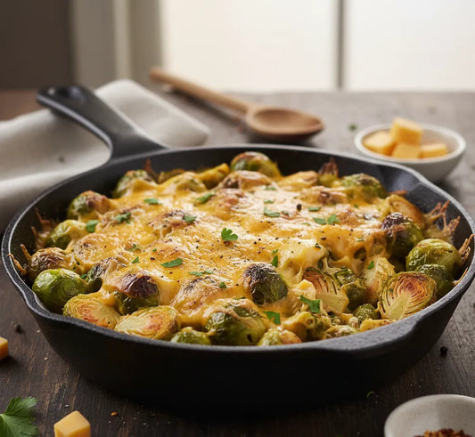 Cheesy Brussels Sprouts