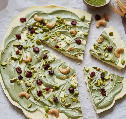Matcha White Chocolate Bark: 3-Ingredient Green Magic