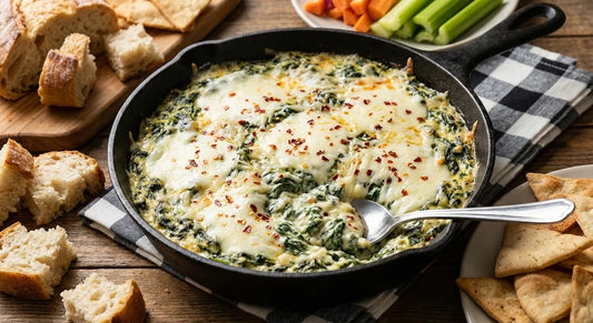 Creamy Spinach Dip: Warm, Cheesy, Party-Ready Perfection