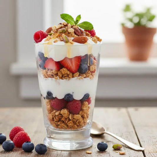 Nut-Topped Yogurt Parfait