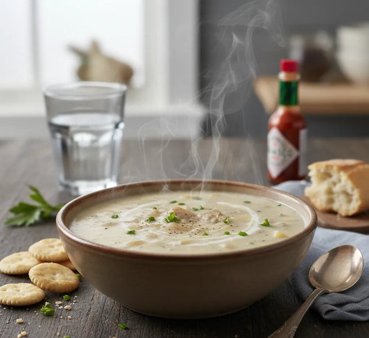 Creamy New England Clam Chowder: Cozy in a Bowl 🥔🦪