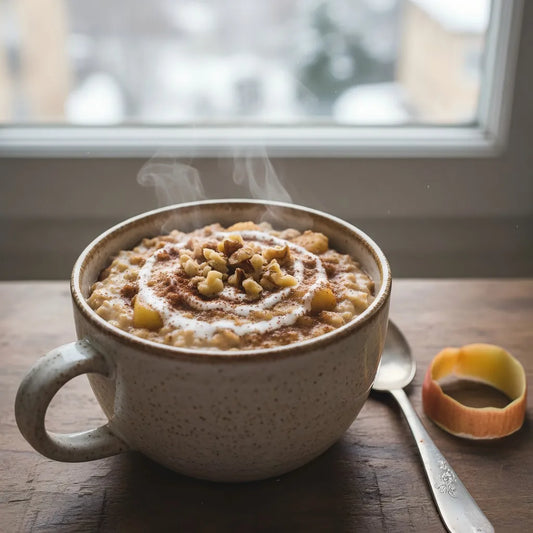 Swedish Apple Cinnamon Oatmeal Porridge