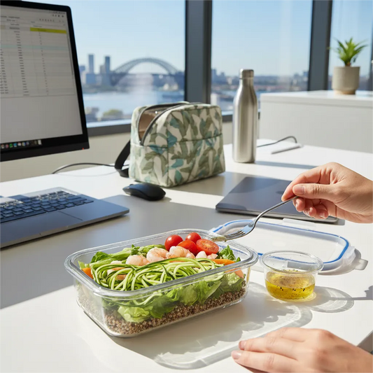 Australian Office Zucchini &amp  Shrimp Lunch Box