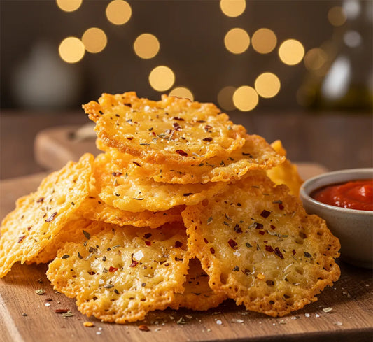 Crispy Provolone Chips: Your New 3-Ingredient Obsession