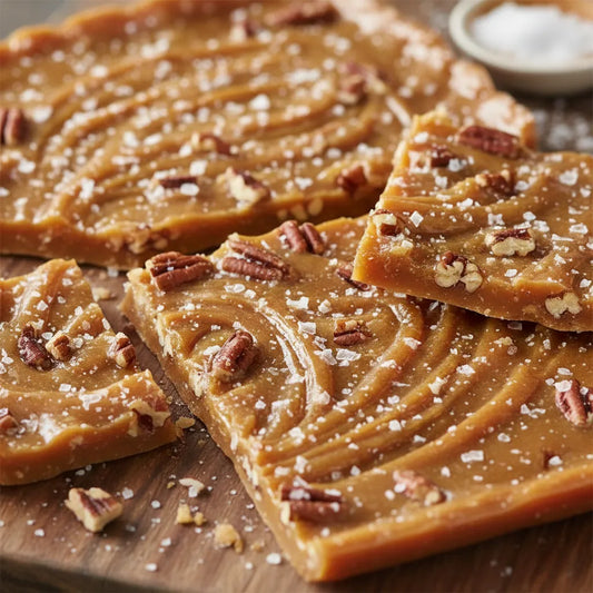 Salted Caramel Pecan Bark