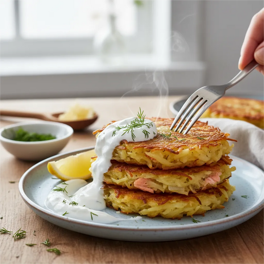 Nordic Salmon Potato Cakes