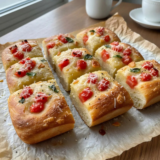 Italian Tomato Basil Mini Focaccia