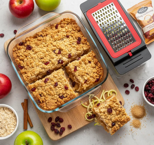 Apple Cranberry Crumble Bars
