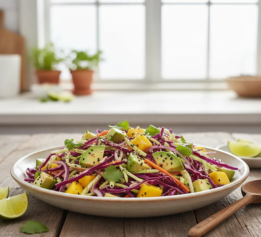 Mango Avocado Cabbage Salad: Tropical Crunch in Every Bite