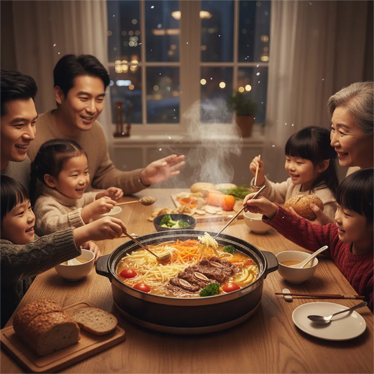 Beef & Potato Ribbon Hot Pot