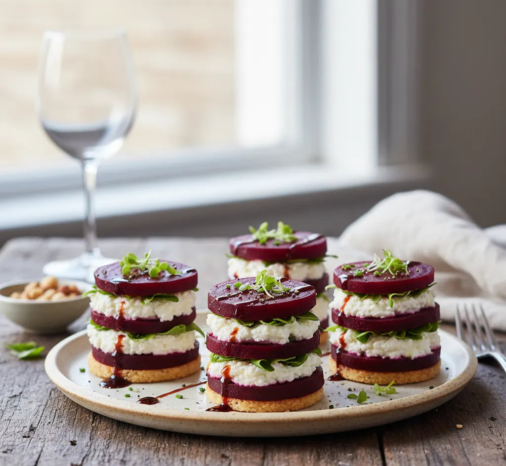 Beet & Goat Cheese Napoleons: Stunning Stacks of Earthy Elegance