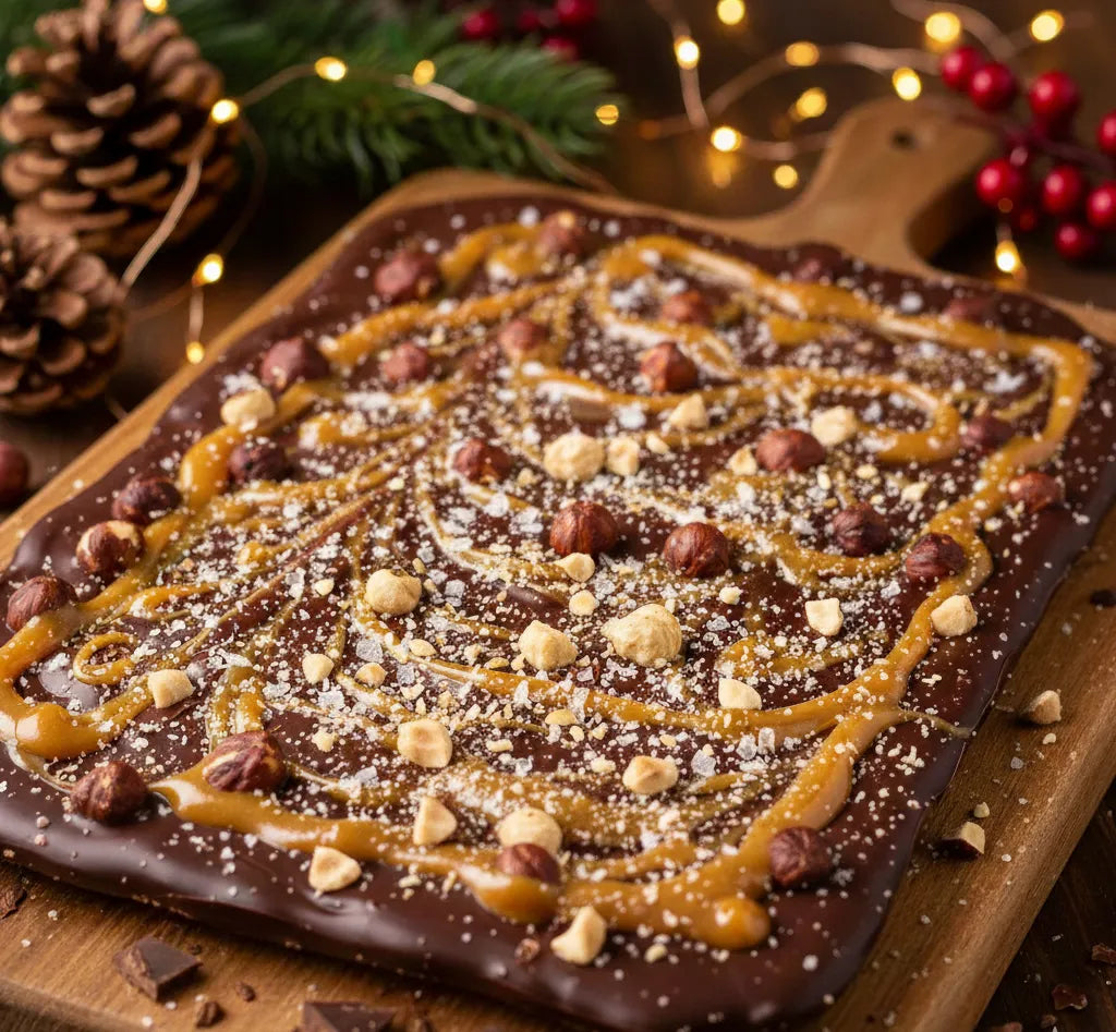 Salted Caramel Hazelnut Bark: Irresistible Crunch in Every Bite