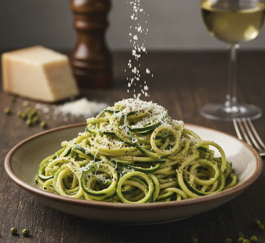 Cacio e Pepe Zucchini Noodles: Roman Comfort, Zero Carbs