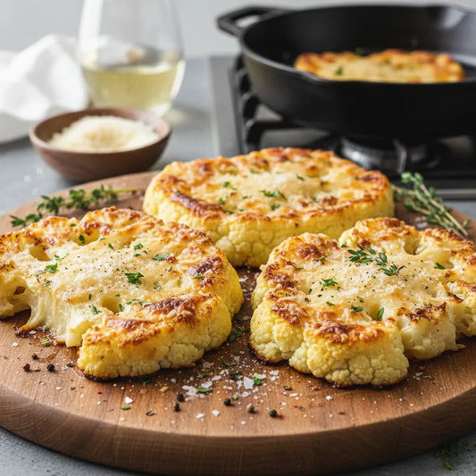 Parmesan Roasted Cauliflower Steaks