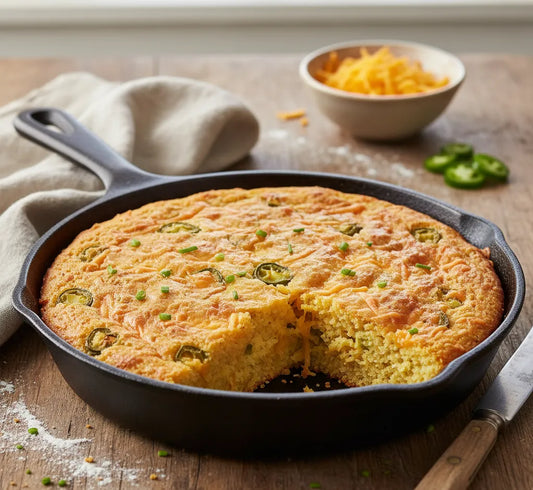 Spicy Cheddar Cornbread: Golden, Cheesy, Kick-in-Every-Bite Magic
