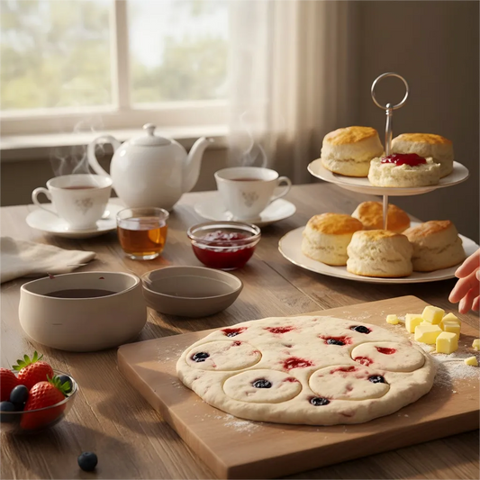 English Afternoon Tea Berry Scones
