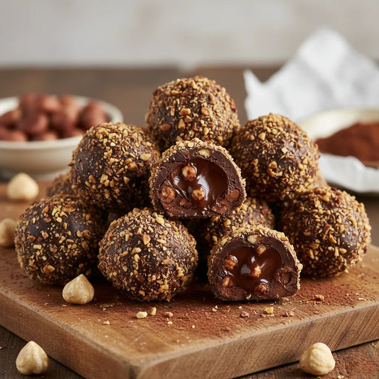 Toasted Hazelnut Chocolate Truffles: Rich, Bite-Sized Bliss