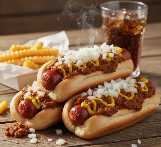 Coney Dogs: Classic American Chili Dogs with All the Fixings