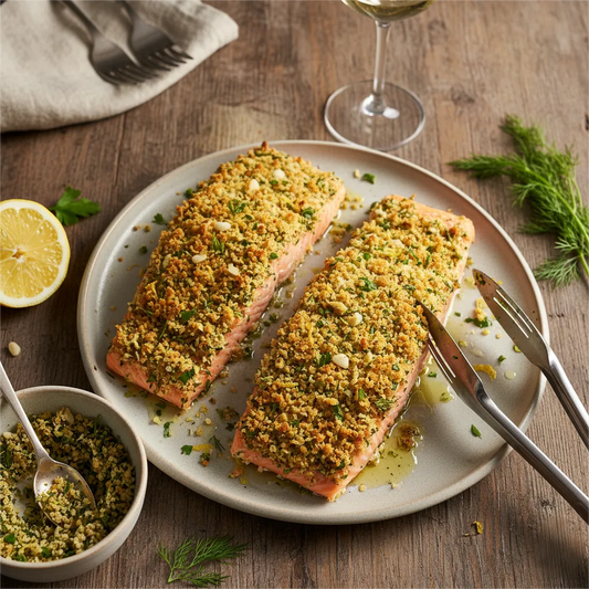 Herb Symphony Baked Salmon