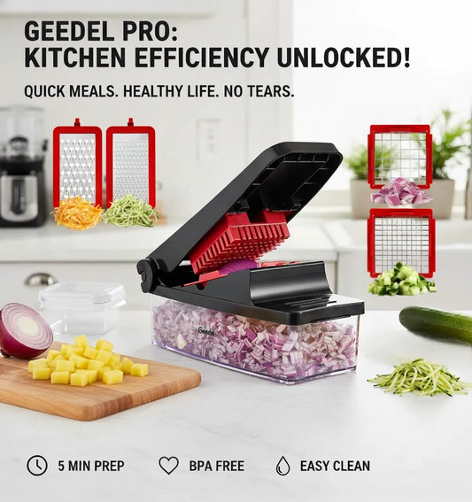 Geedel Pro Multi-Functional Vegetable Chopper: How to Become Your New 'Efficient & Healthy' Kitchen Partner?