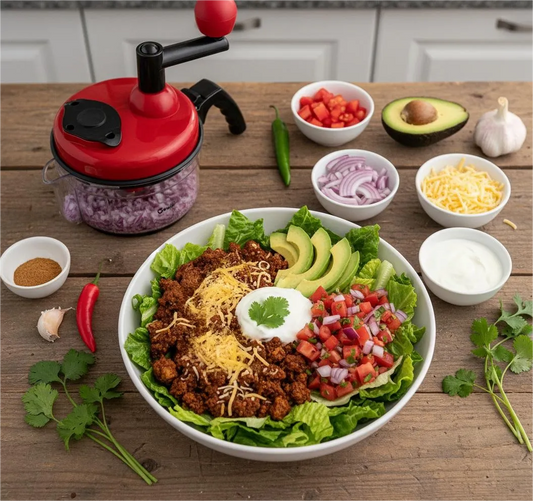 Mexican-Style Burrito Salad Bowl