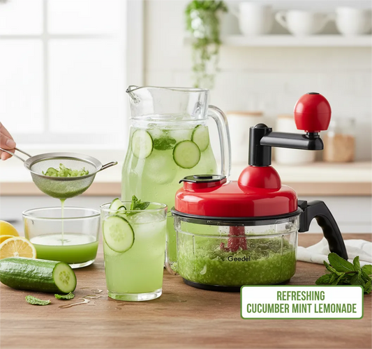 Refreshing Cucumber Mint Lemonade