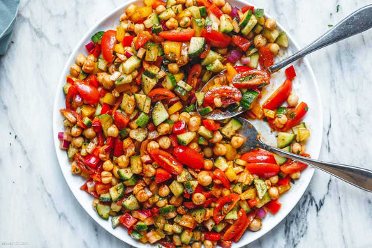 15-Minute Mediterranean Chickpea Salad: Fast, Fresh, and Totally Family-Friendly