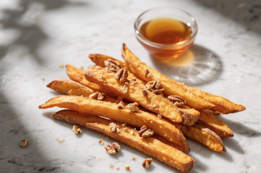 Maple Syrup Crispy Sweet Potato Fries