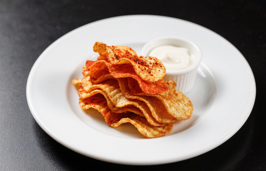 Sweet and Spicy Crispy Potato Chips