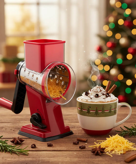 Starbucks–Target Holiday Drink Craze: How the Geedel Rotary Cheese Grater Elevates Your Festive Coffee Rituals