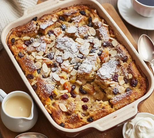 German Stollen Bread Pudding
