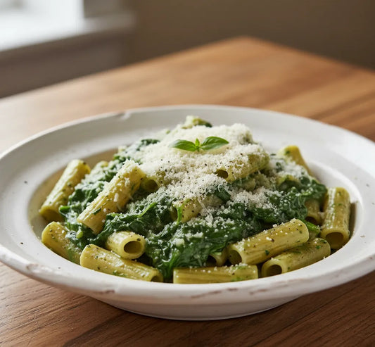 🍝 Creamy Spinach Pasta — Healthy, Quick & Delicious