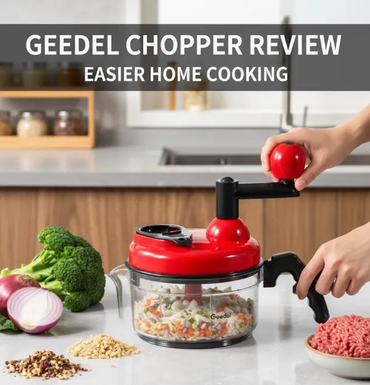 Geedel Manual Vegetable Chopper Review: Why I'm Cooking at Home More in 2026 as Food Prices Keep Rising