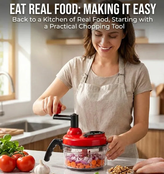 Back to a Kitchen of Real Food, Starting with a Practical Chopping Tool