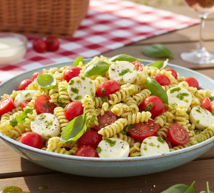 Italian Caprese Pasta Salad