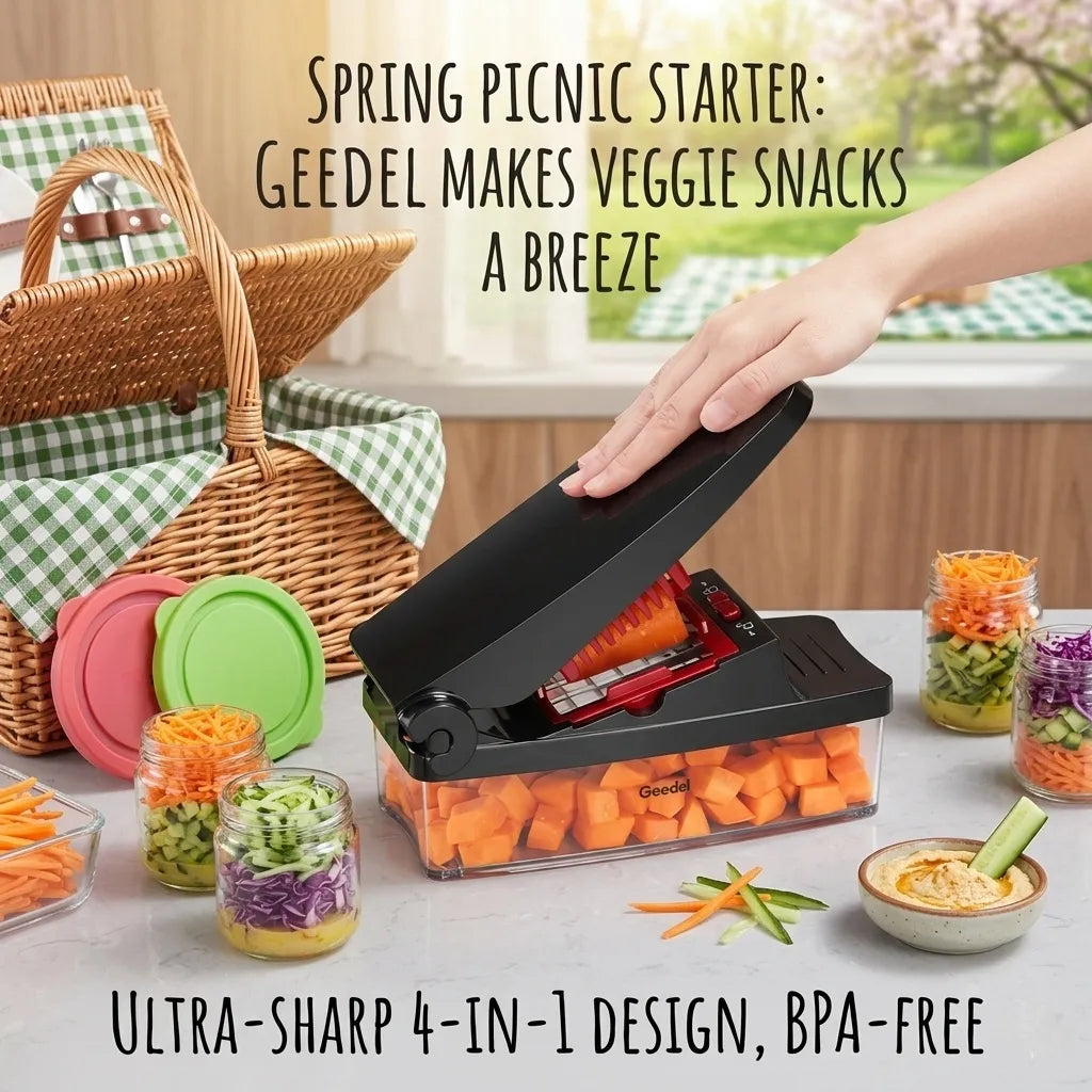 Spring Picnic Starter: Geedel Makes Portable Veggie Snacks a Breeze