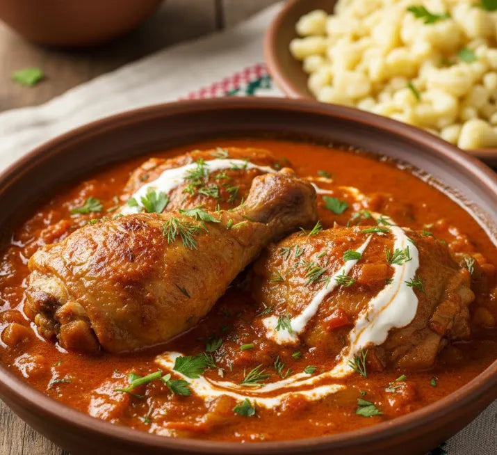 Hungarian Chicken Paprikash